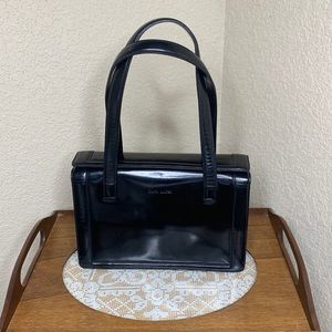 🎉HP🎉 Vintage Ralph Lauren Patent Black Handbag